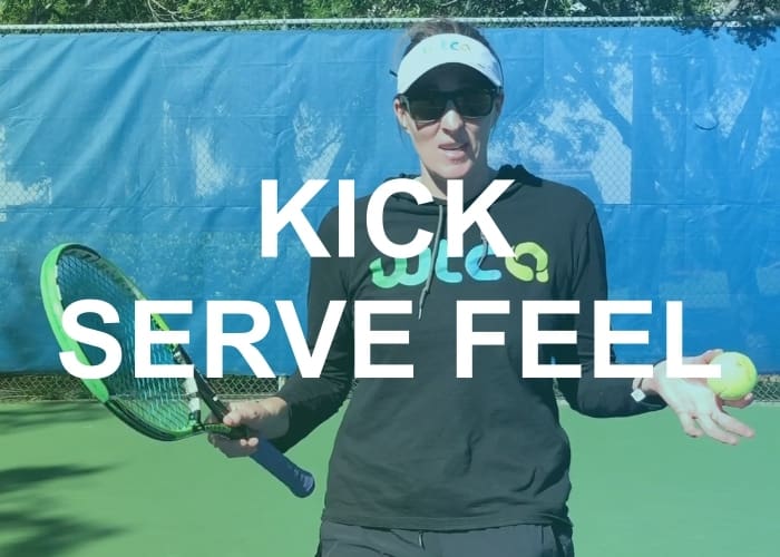 Learning Feel on a Kick Serve