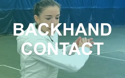 The Backhand Contact Point